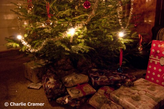 Julgran i Habo julen 2015 foto Charlie Cramer